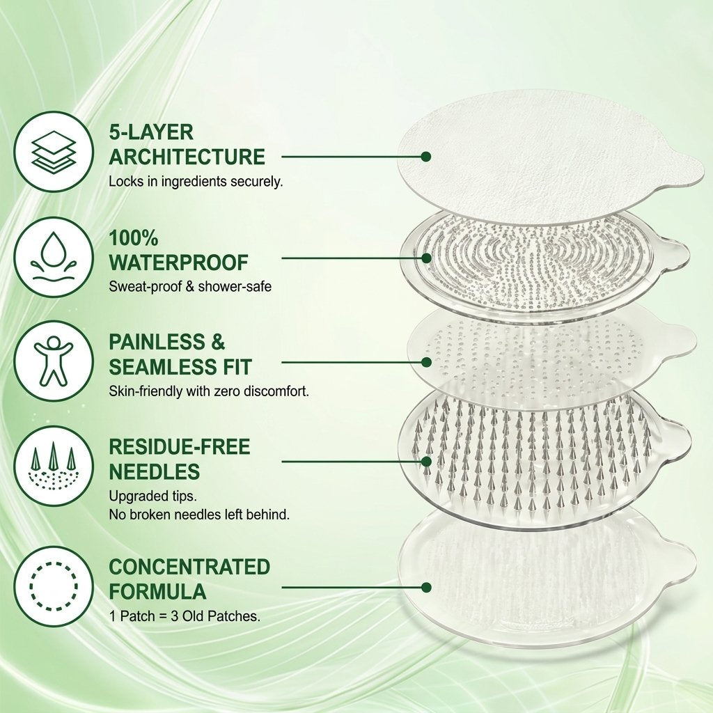 ⚡Official Store | 🍋 Solaroza® Moringa & Berberine 15-IN-1 Advanced Nano Microneedle Patch