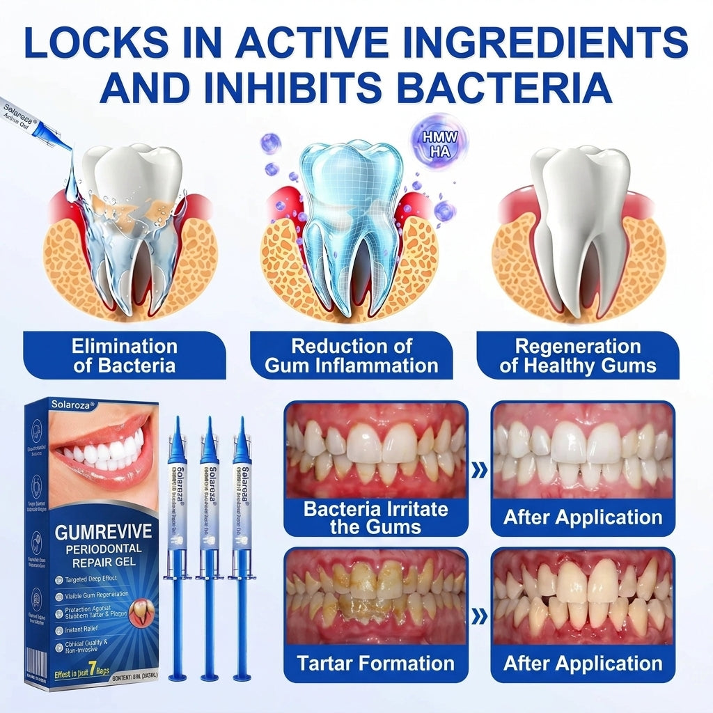 🦷Solaroza® GumRevive periodontal repair gel💧